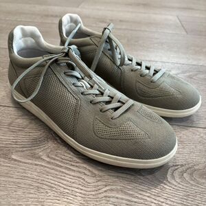 Rothy's Sneakers Mens Size 11 RS01 Olive Green Knit Lace‎ Up Machine Washable